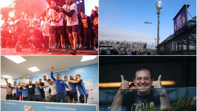 Helikopter donio pehar. Mišković, novi junak Rijeke i ekipa u deliriju! Navijači izviždali jednu osobu
